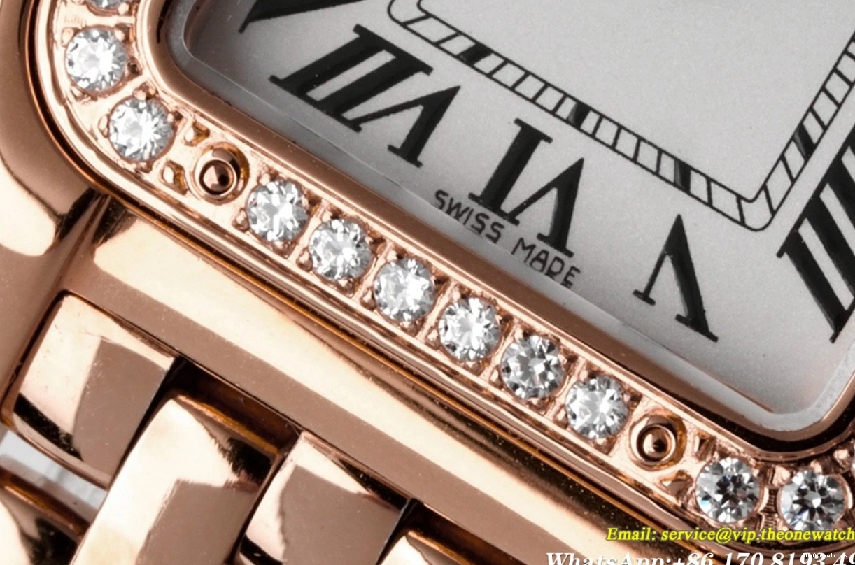 RG Ladies Dial BVF Dia White Quartz Secrete De RG 22mm Panthere 0421